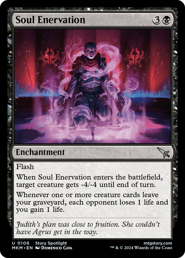 Soul Enervation [Murders at Karlov Manor] | Silver Goblin