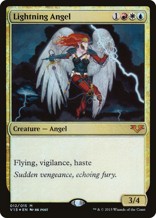 Lightning Angel (012) Foil - From the Vault: Angels