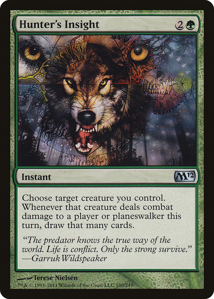 Hunter's Insight (180) Foil - Magic 2012