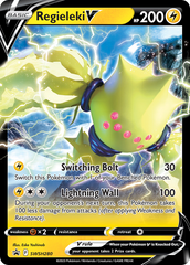 Regieleki V (SWSH280) (Jumbo Card) [Sword & Shield: Black Star Promos] | Silver Goblin