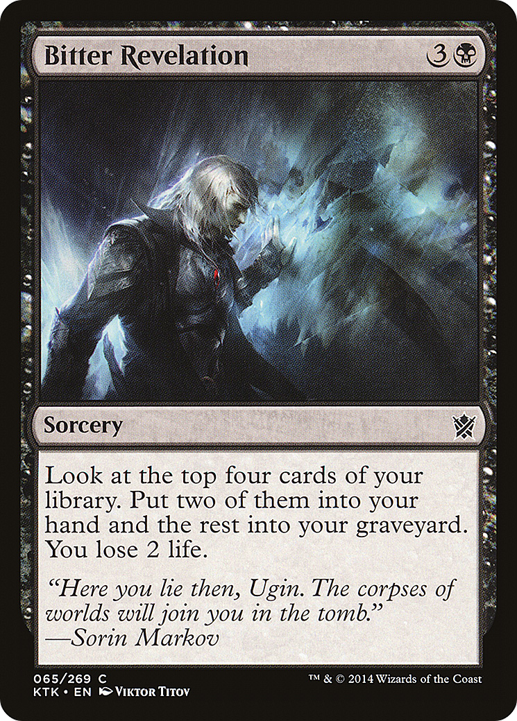 Bitter Revelation (065) Foil - Khans of Tarkir