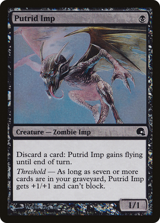 Putrid Imp (001) Foil - Premium Deck Series: Graveborn