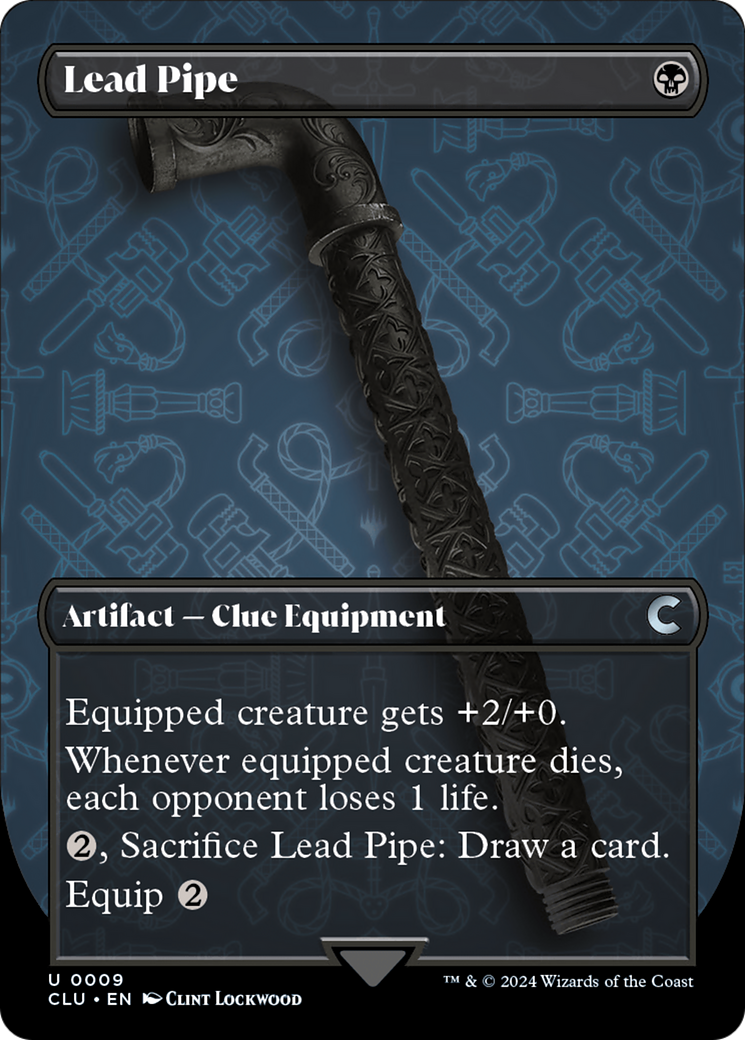 Lead Pipe (Borderless) (009) - Ravnica: Clue Edition