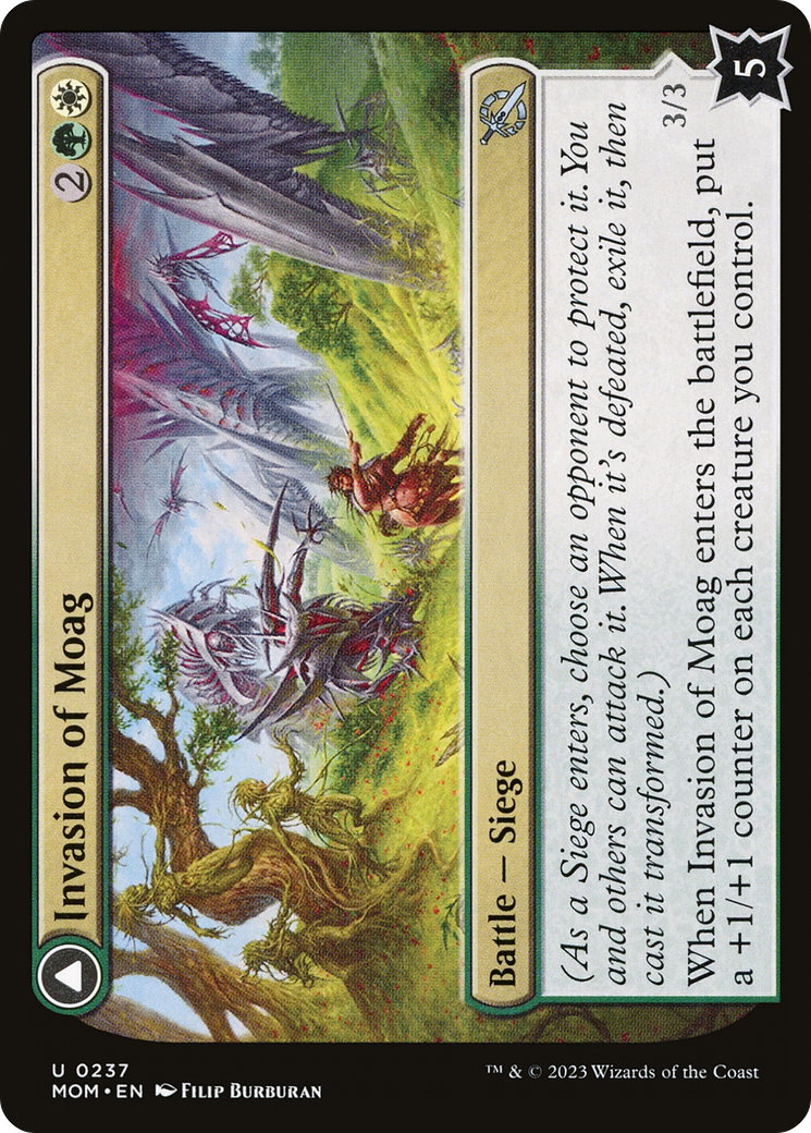 Invasion of Moag // Bloomwielder Dryads (237) - March of the Machine