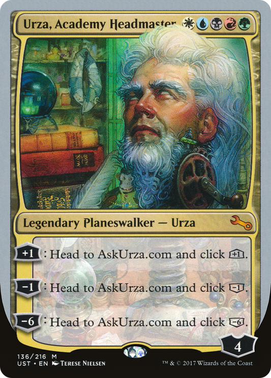 Urza, Academy Headmaster [Unstable] Foil