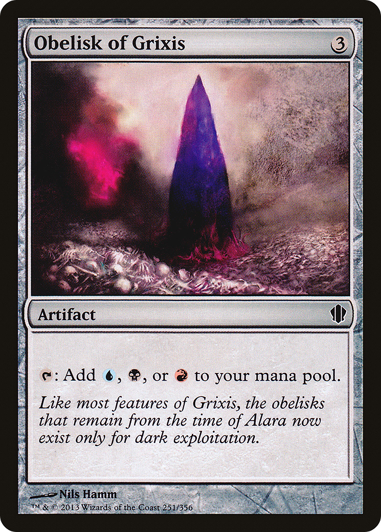 Obelisk of Grixis (251) - Commander 2013
