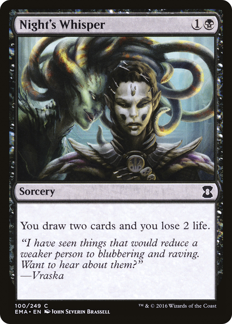 Night's Whisper (100) Foil - Eternal Masters