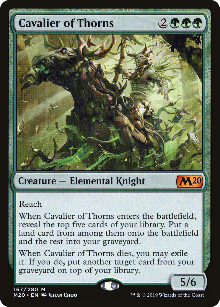 Cavalier of Thorns [Core Set 2020] Foil