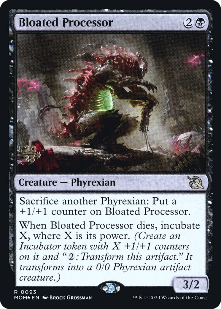 Bloated Processor (93s) Foil - March of the Machine Promos