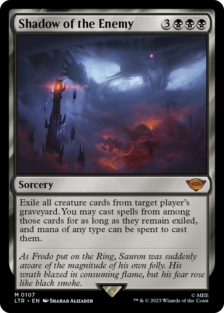 Shadow of the Enemy (107) Foil - The Lord of the Rings: Tales of Middle-earth