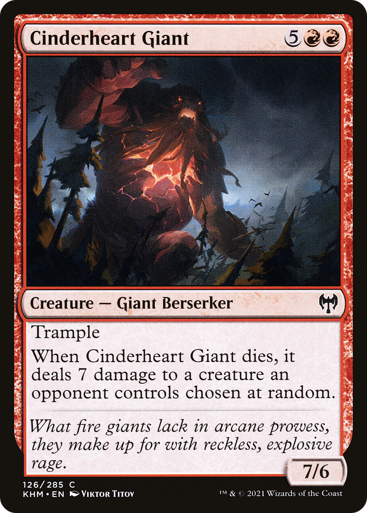 Cinderheart Giant (126) Foil - Kaldheim