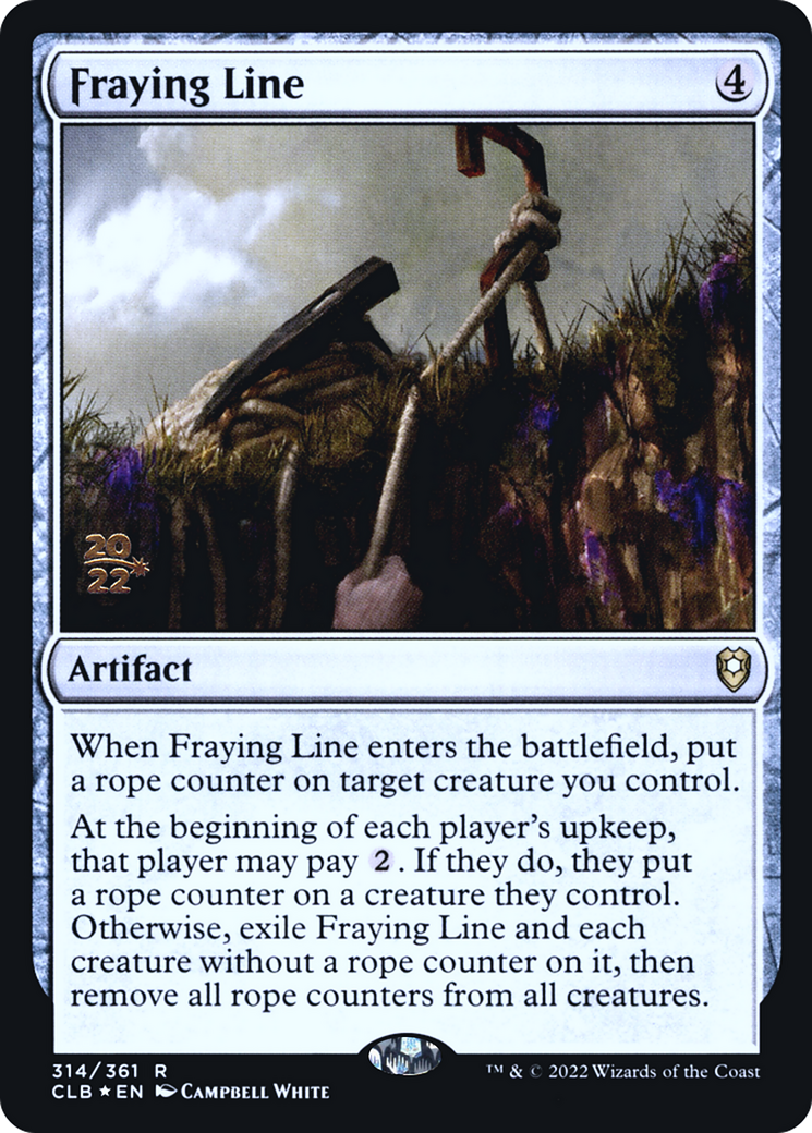 Fraying Line (314s) Foil - Battle for Baldur's Gate Promos