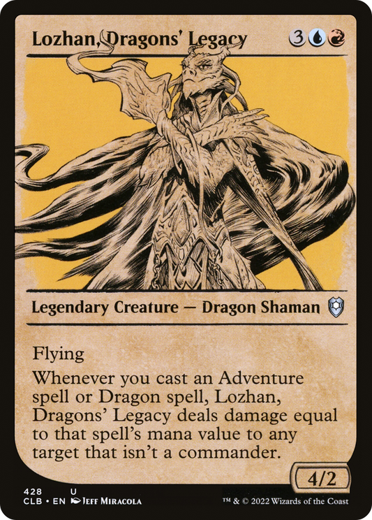 Lozhan, Dragons' Legacy (Showcase) (428) - Commander Legends: Battle for Baldur's Gate