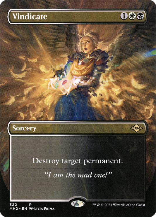 Vindicate (Borderless) (322) - Modern Horizons 2