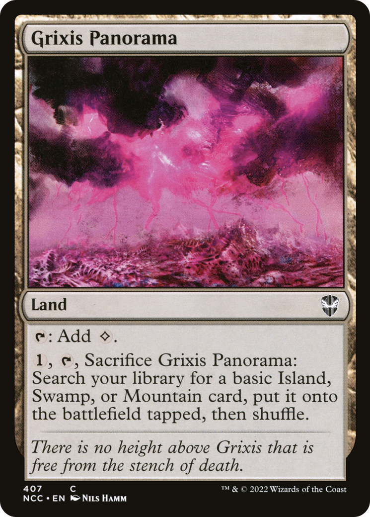 Grixis Panorama (407) - New Capenna Commander