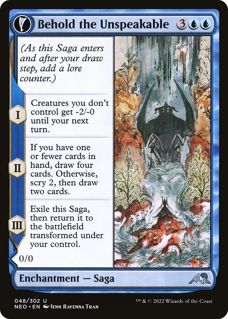 Behold the Unspeakable (048) Foil - Kamigawa: Neon Dynasty