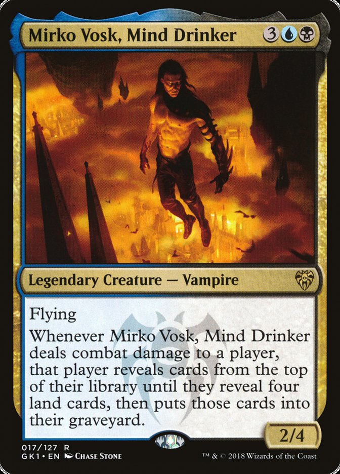 Mirko Vosk, Mind Drinker [Guilds of Ravnica Guild Kit] | Silver Goblin