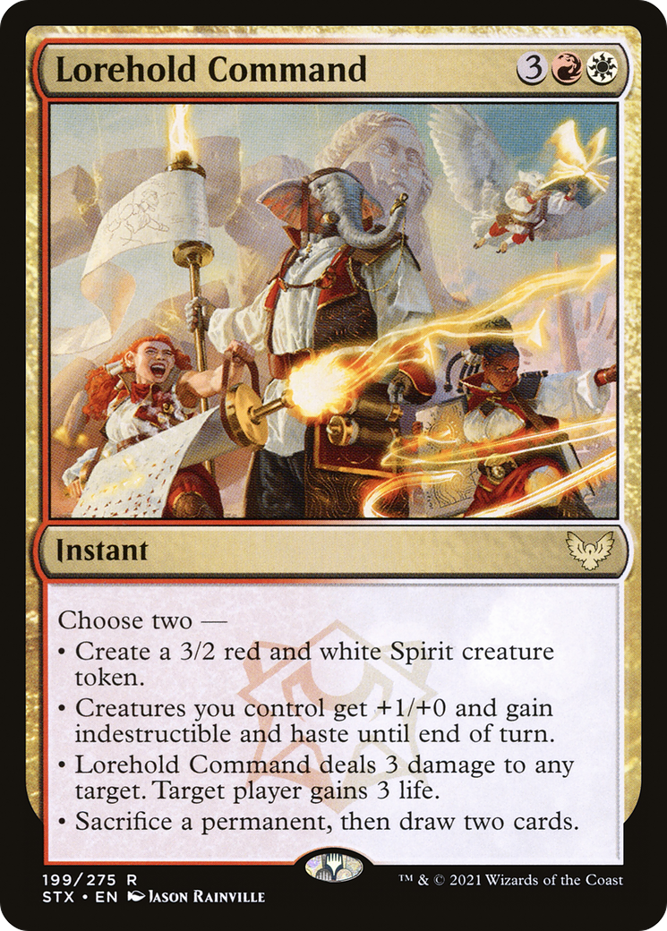 Lorehold Command (199) Foil - Strixhaven: School of Mages