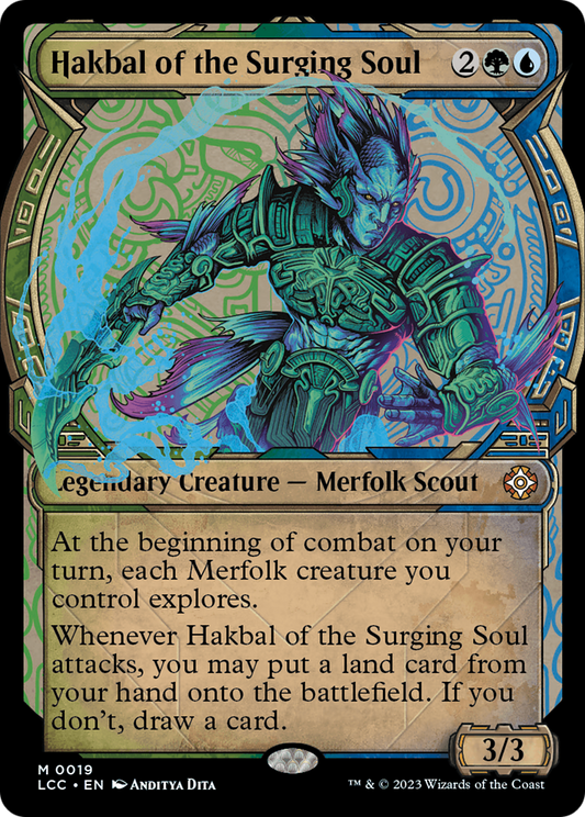 Hakbal of the Surging Soul (Showcase) (019) Foil - The Lost Caverns of Ixalan Commander