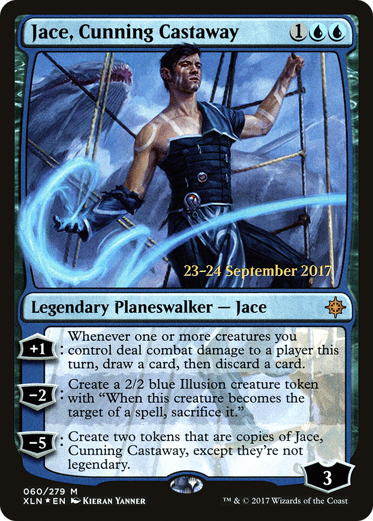 Jace, Cunning Castaway (60s) Foil - Ixalan Promos