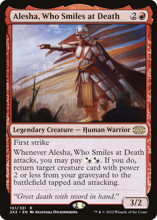 Alesha, Who Smiles at Death [Double Masters 2022] Foil