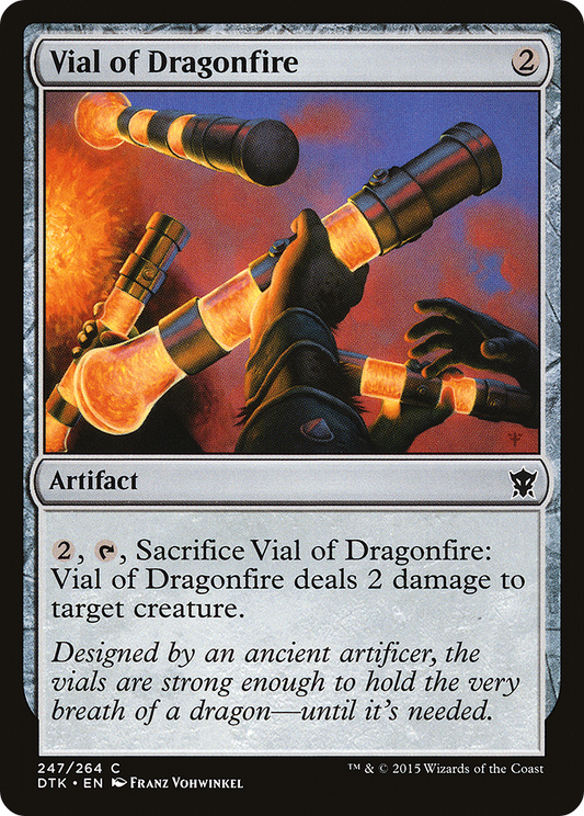 Vial of Dragonfire [Dragons of Tarkir] Foil