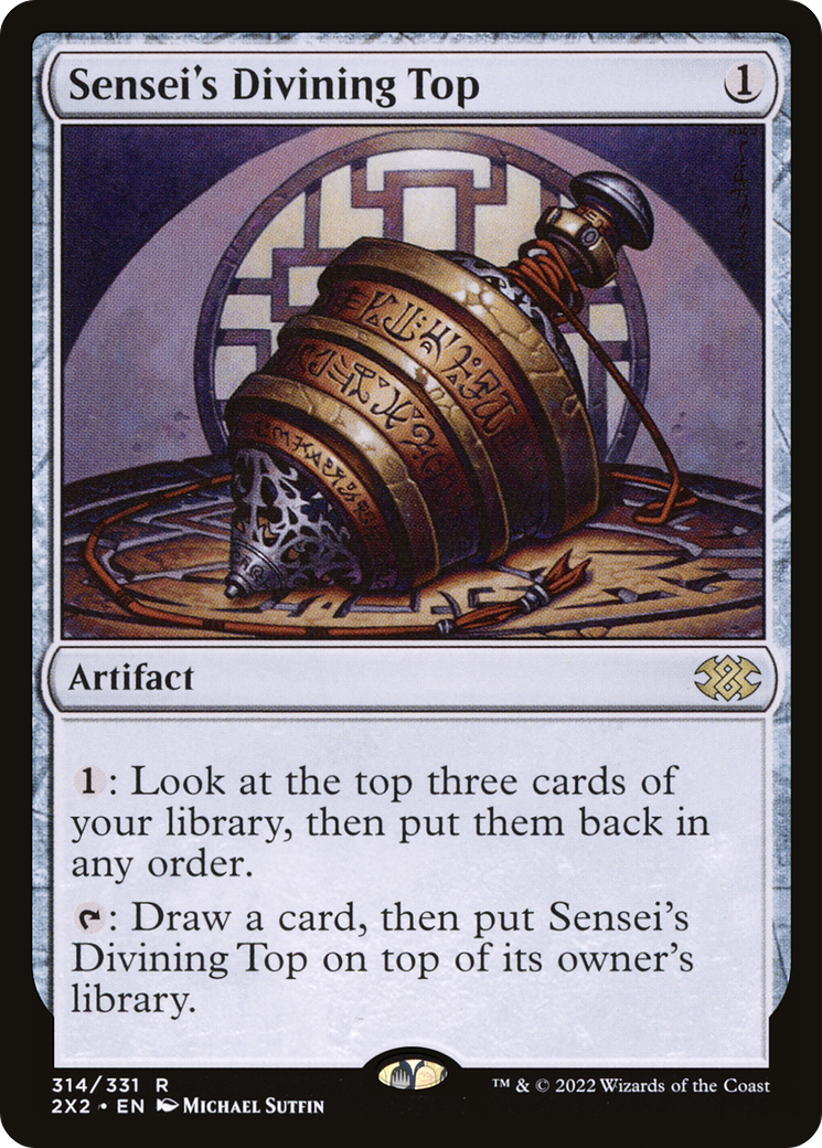 Sensei's Divining Top (314) - Double Masters 2022