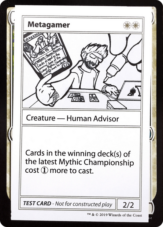 Metagamer (No PW Symbol) - Mystery Booster Playtest Cards 2021
