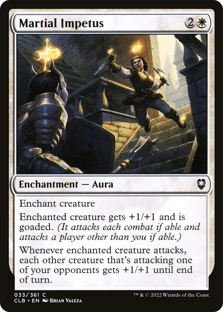 Martial Impetus (033) Foil - Commander Legends: Battle for Baldur's Gate