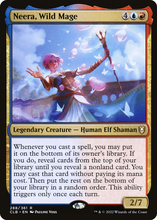 Neera, Wild Mage (288) Foil - Commander Legends: Battle for Baldur's Gate