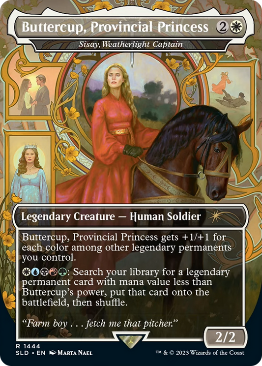 Buttercup, Provincial Princess – Sisay, Weatherlight Captain (1444) Foil - Secret Lair Drop