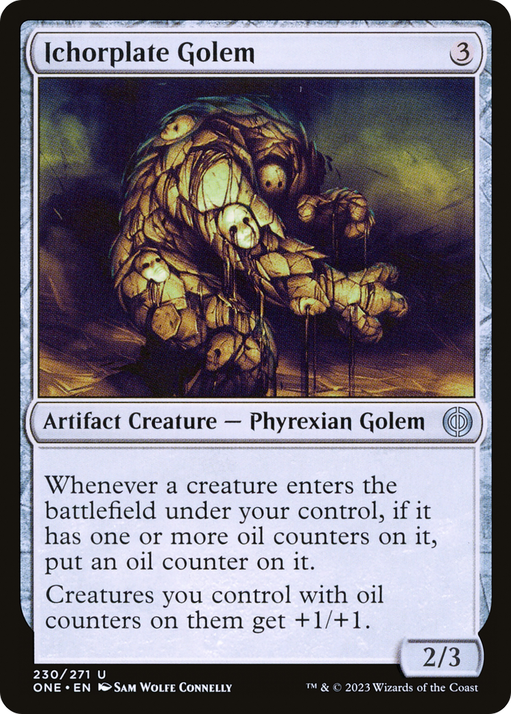 Ichorplate Golem (230) Foil - Phyrexia: All Will Be One