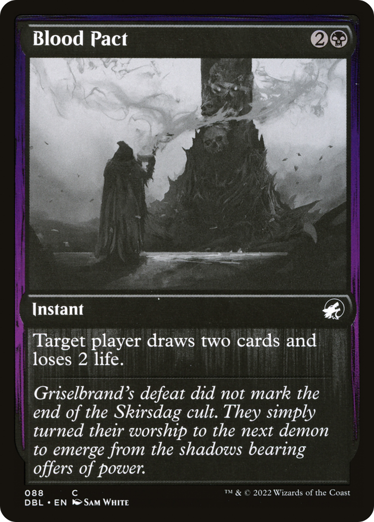 Blood Pact (088) Foil - Innistrad: Double Feature