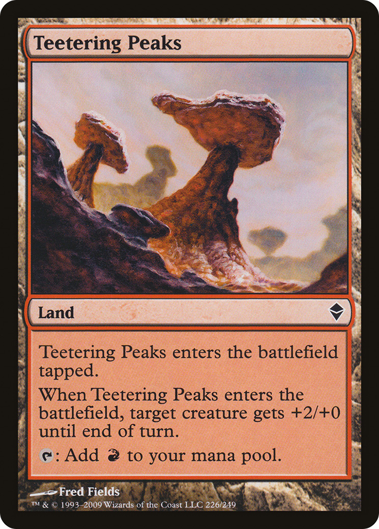 Teetering Peaks (226) Foil - Zendikar