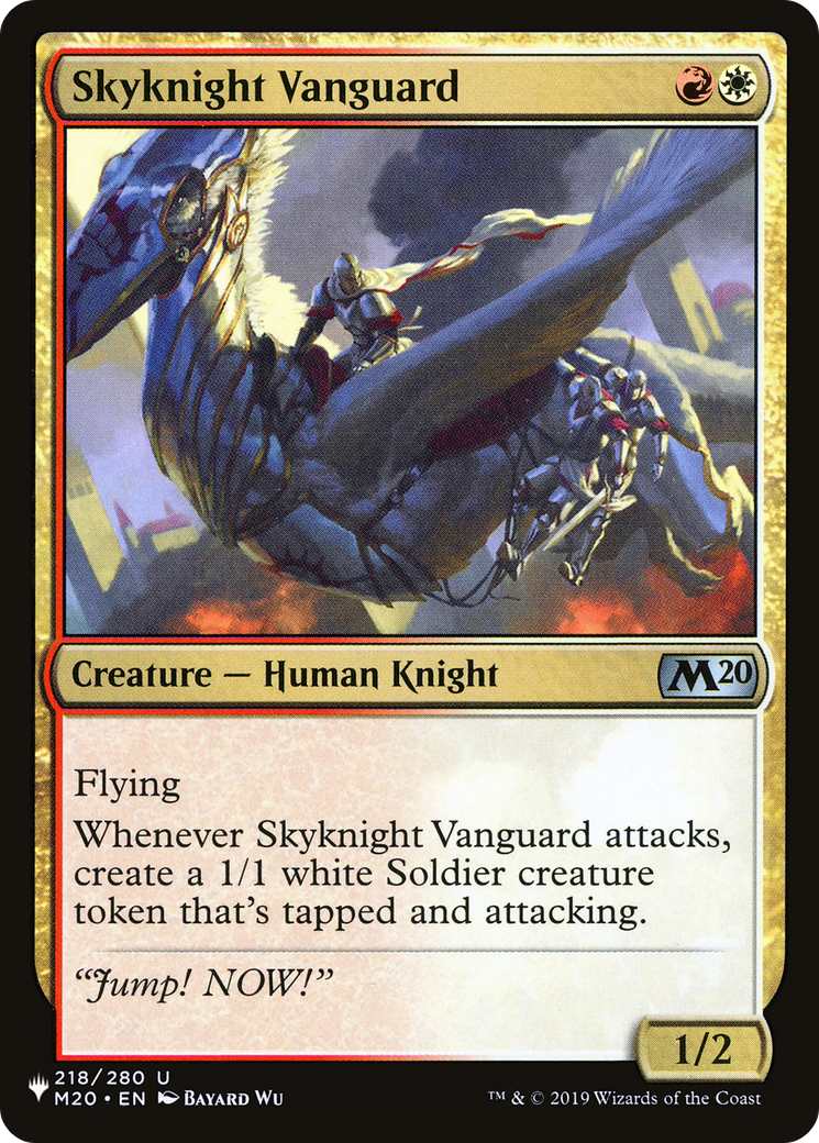 Skyknight Vanguard (M20-218) - The List