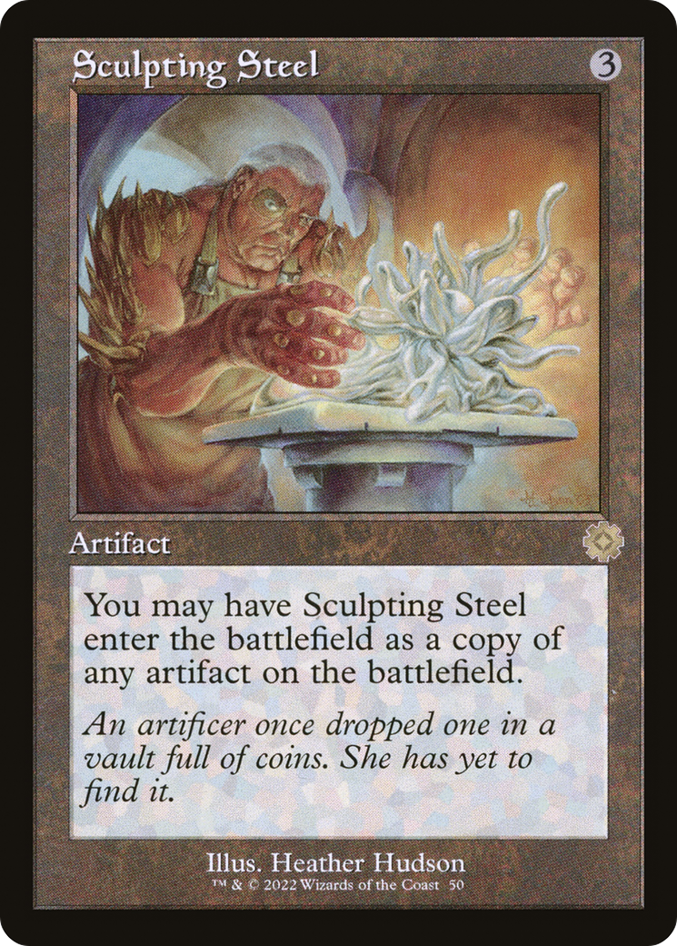 Sculpting Steel (Retro) [The Brothers' War Retro Artifacts] | Silver Goblin