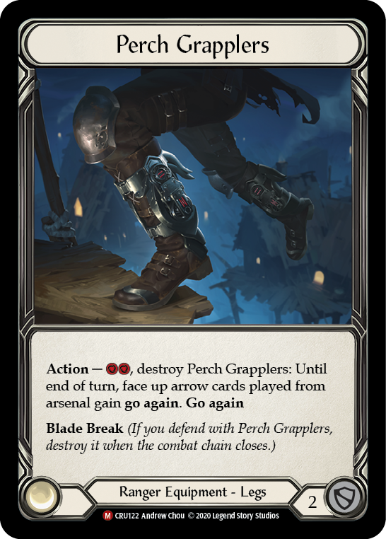 Perch Grapplers 1st Edition Cold Foil (CRU122) - Crucible of War | Silver Goblin