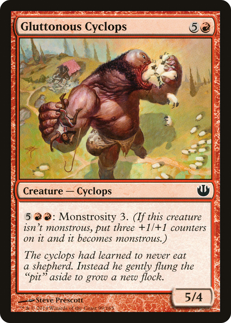 Gluttonous Cyclops (099) Foil - Journey into Nyx