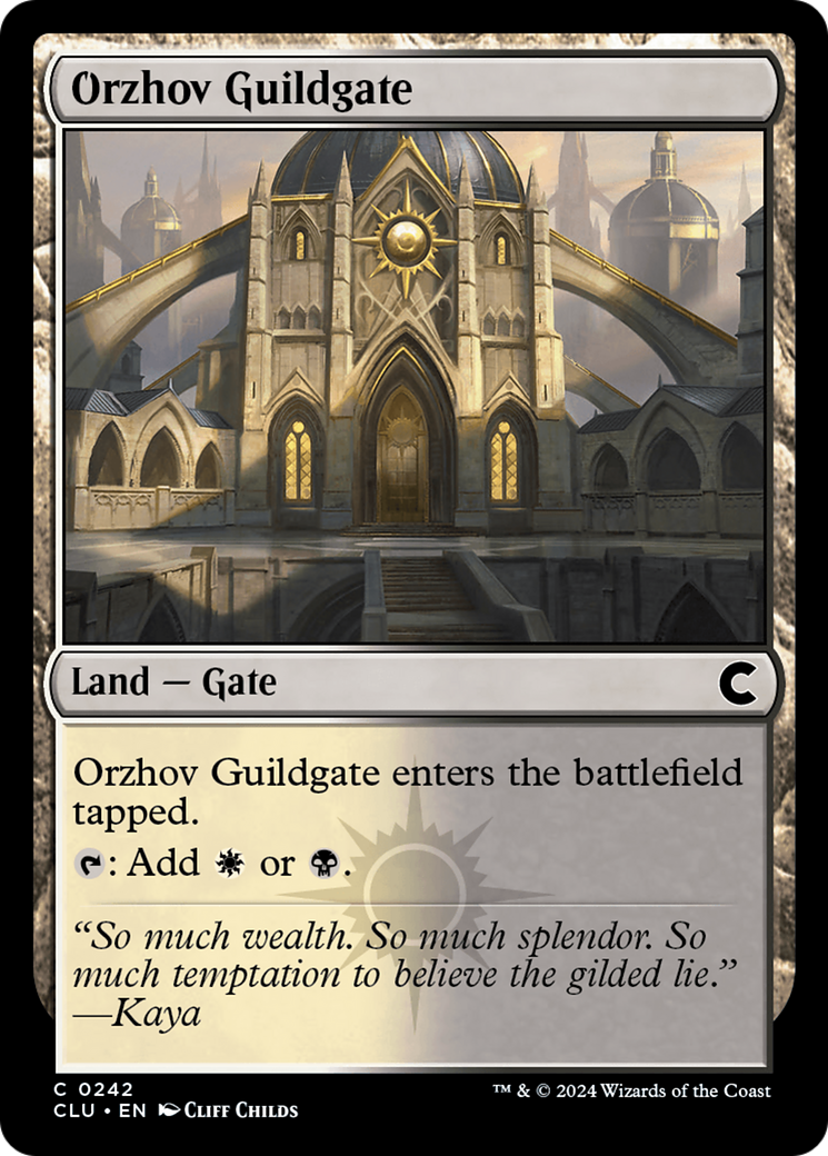 Orzhov Guildgate (242) - Ravnica: Clue Edition