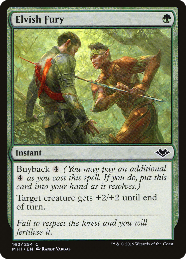 Elvish Fury (162) - Modern Horizons