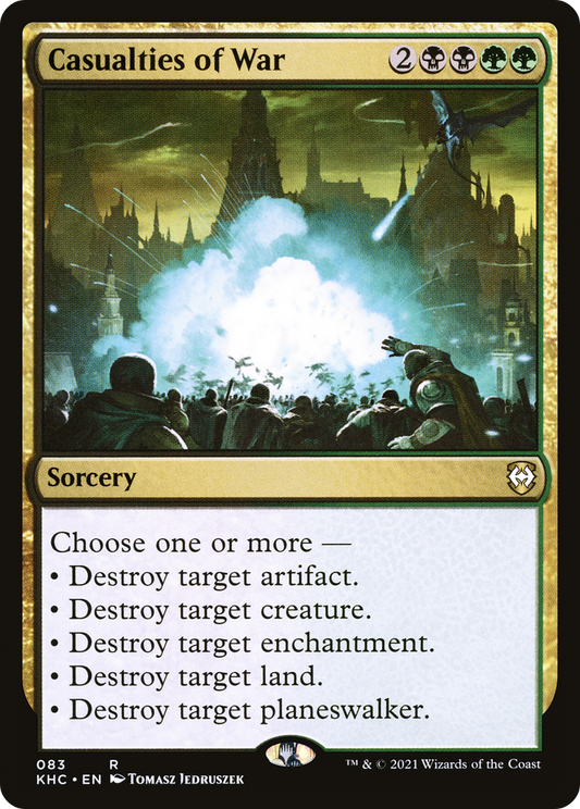 Casualties of War [Kaldheim Commander]