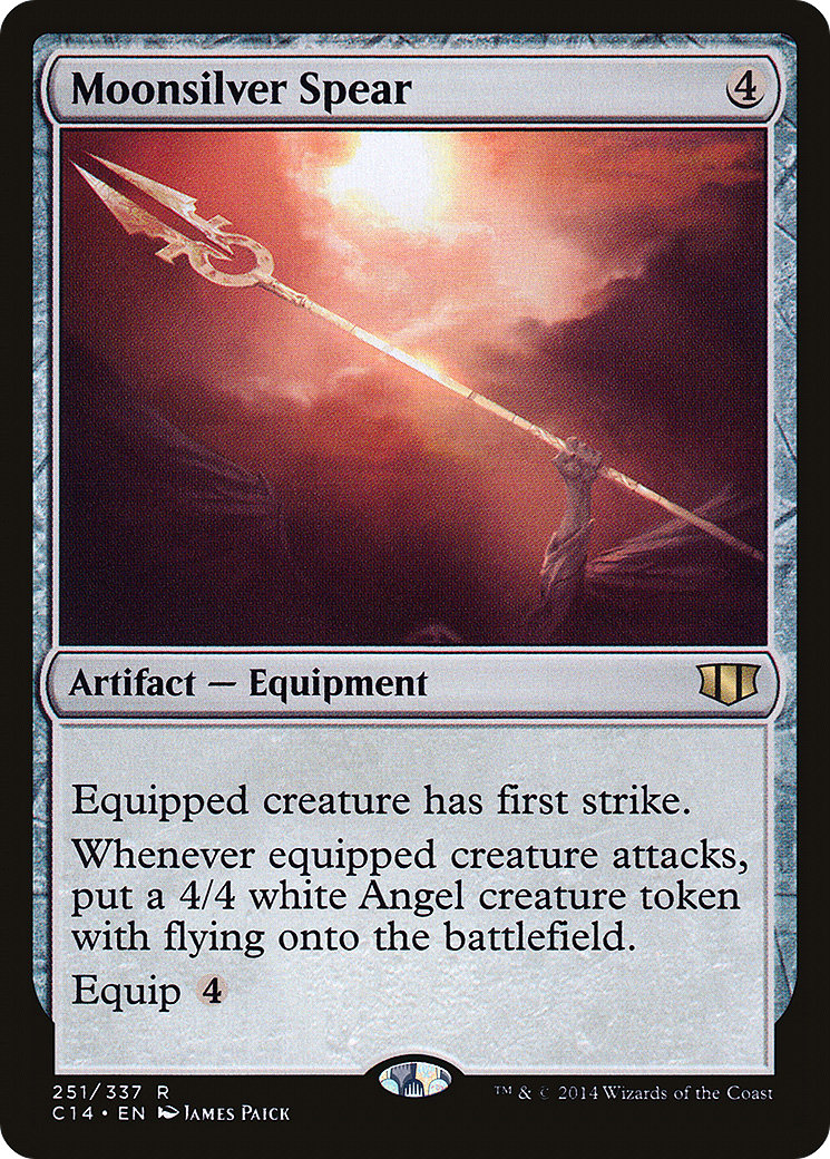 Moonsilver Spear (251) - Commander 2014
