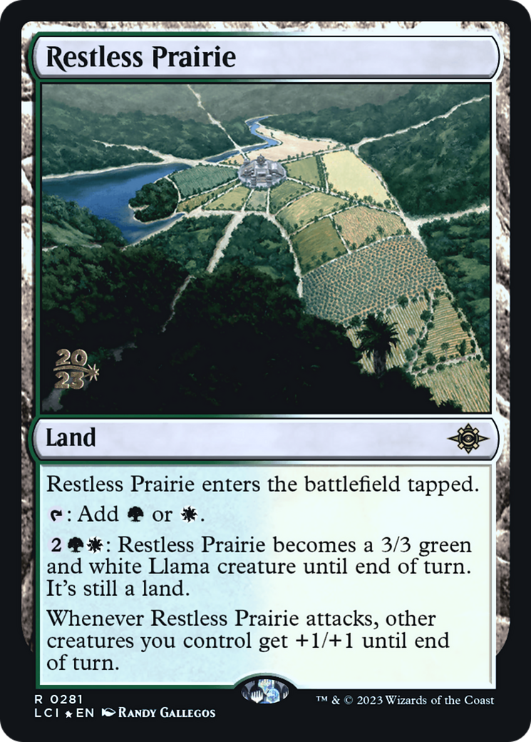 Restless Prairie (281) Foil - The Lost Caverns of Ixalan Promos
