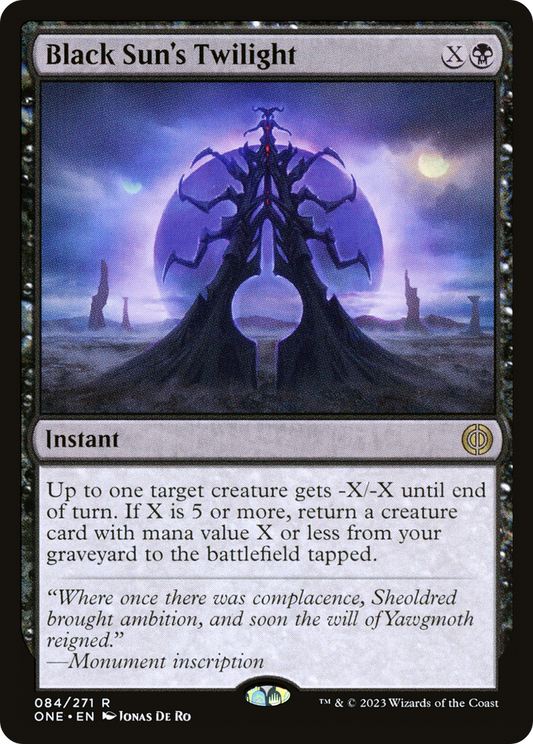 Black Sun's Twilight [Phyrexia: All Will Be One] Foil