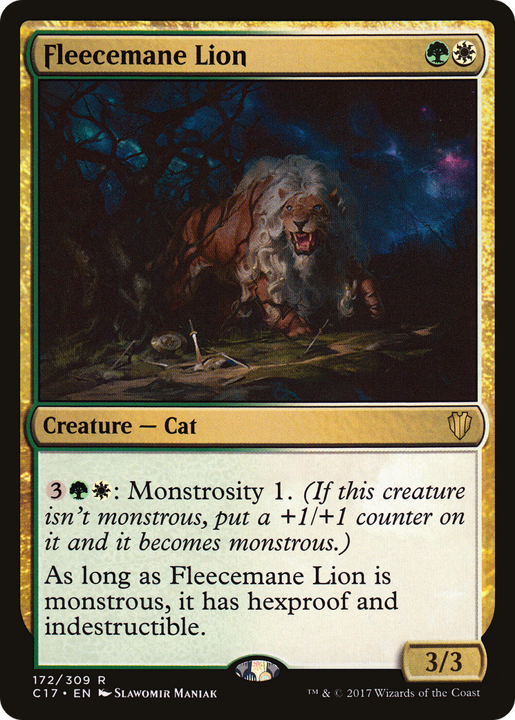 Fleecemane Lion (172) - Commander 2017