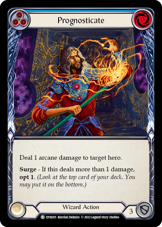 Prognosticate (Blue) [DYN205] (Dynasty) | Silver Goblin