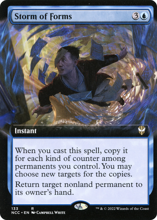 Storm of Forms (Extended Art) [Streets of New Capenna Commander]