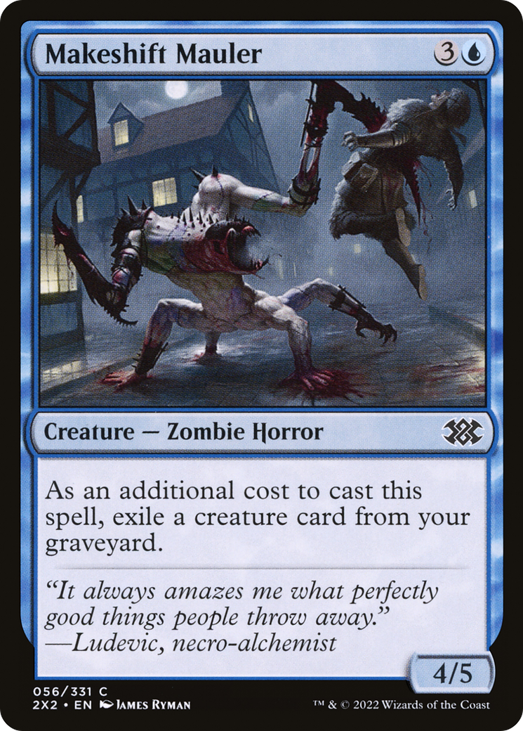 Makeshift Mauler (056) Foil - Double Masters 2022