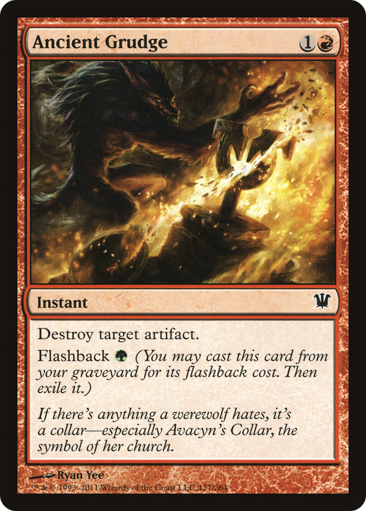 Ancient Grudge (127) Foil - Innistrad