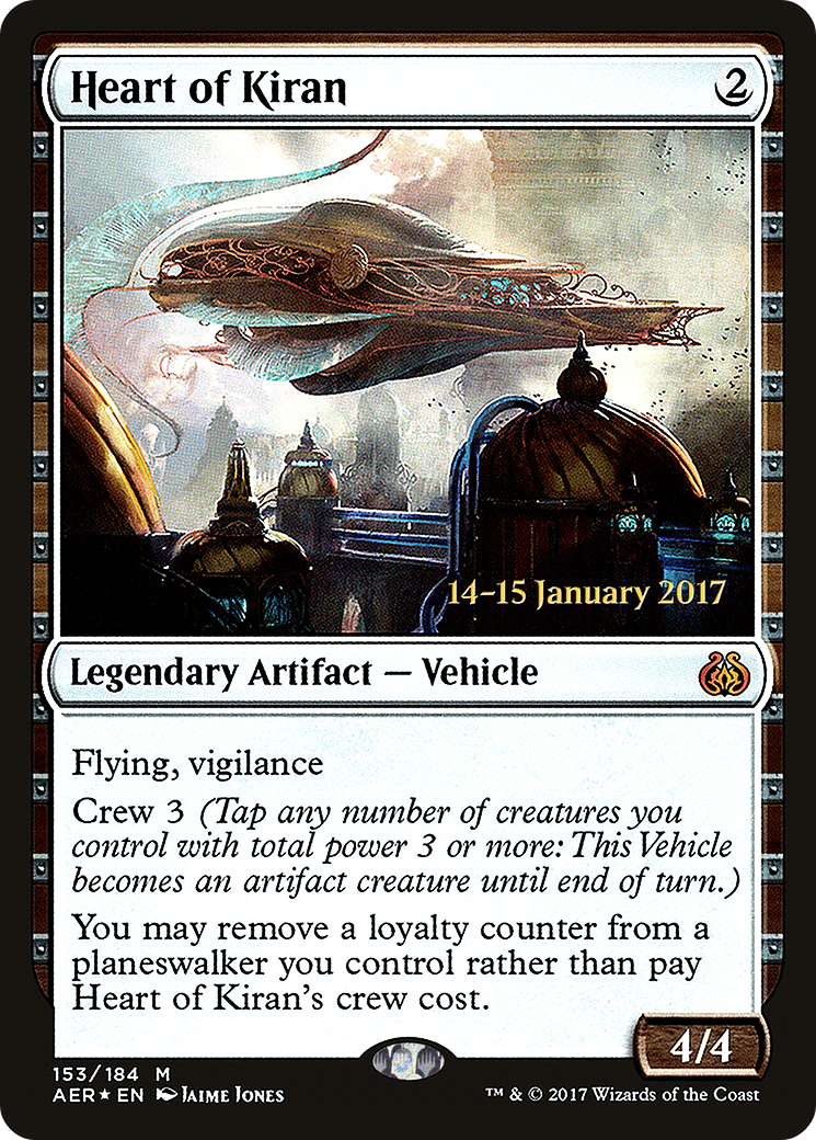 Heart of Kiran (153) Foil - Aether Revolt Promos